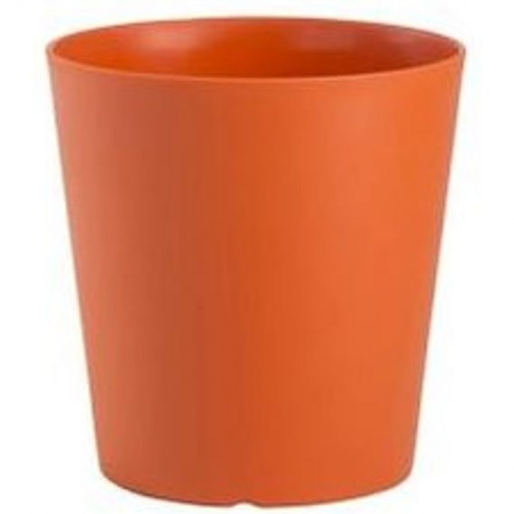 Grosfillex - Pot de fleur design Tokyo 20 Diam.19 H.19 Orange - Extérieur - Résistant à la chaleur - Orange 3700920987944 3700920987944