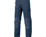 Pantalon de travail avec poches genouillère réglables - alfa Deep Blue - ST068DB - U-Power - taille: 50 - couleur: Bleu - Bleu 8033546189771 8033546189771