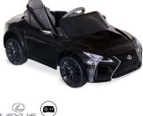 Lexus LC500 Noir voiture électrique 12V, 1 place, 4x4 pour enfants avec autoradio et télécommande - Noir 3760287188774 ROCLC500RCBK