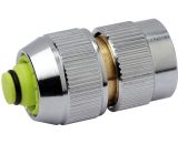 Aroz - Raccord de connexion 6 billes automatique avec clapet aquastop pour tuyau d'arrosage diamètre 15 mm 3342979203189 A01155