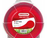 Fil de coupe Coloured Line Oregon Rouge, épaisseur de fil 2,7 mm, longueur 70 m  69-382-RD