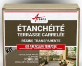 Arcane Industries - tanchéité transparente terrasse carrelée résine produit translucide carrelage balcon Transparent - Finition Mate - 5m², 3700043484405 145_23421