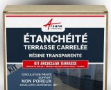 Arcane Industries - étanchéité transparente terrasse carrelée résine produit translucide carrelage balcon Transparent - Finition Brillante - 5m², 3700043484399 145_23422