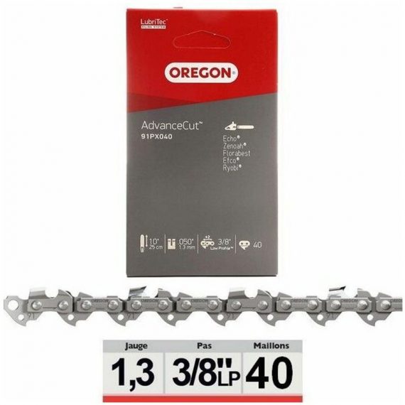 Oregon - Chaine tronçonneuse 91PX040E 3/8Lp 050 40 dents 5400182935193 91PX040E