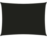Vidaxl - Voile de parasol Tissu Oxford rectangulaire 3,5x5 m Noir - Noir 8720286125113 135765