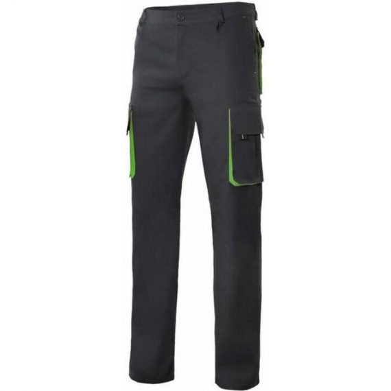 Pantalon multipoches bicolore VELILLA Noir / Lime 34 - Noir / Lime 8435011429526 98133