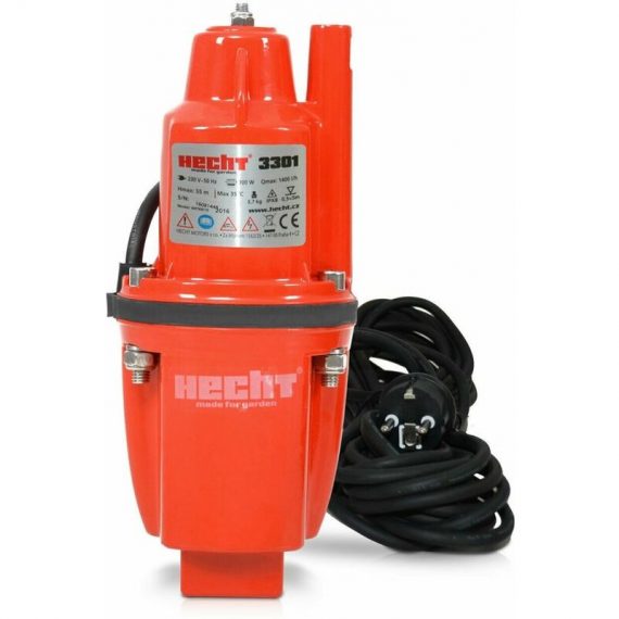 Jardin 3301 Pompe submersible pour eaux usees Pompe a membrane 300W 1400 l/h - Hecht 8594061748824 1462