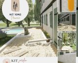 Kit aménagement jardin Provence 10m2 3701199807773 D04000022
