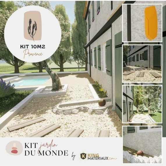 Kit aménagement jardin Provence 10m2 3701199807773 D04000022
