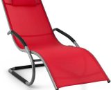 Blum - Sunwave Chaise longue transat Relax Aluminium rouge 4260414896606 4260414896606