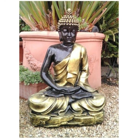 Anaparra - Bouddha amour 73cm. pierre reconstituée Couleur Or 8435653105017 FR  498-D