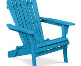 Chaise de jardin Adirondack - Bois Turquoise Bois de pruche - Turquoise 3263277630524 A96136078