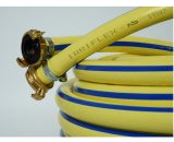 Tuyau eau Irriflex PVC, jaune 1/2"avec raccord 50m 3506111100624 1033