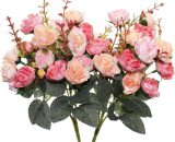 Sunflower - 2Pcs Roses artificielles, bouquets de simulation, utilisés pour la fête, le mariage, la décoration florale, la décoration de café 9784267247354 Sun-05700