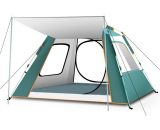 Superseller - Tente de Camping Pop-up Automatique Résistante à l'eau Abri de Protection Solaire Portable Installation Tente Instantanée pour Camping 755924243339 Y22129GRS-L|192