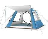 Tente de Camping Pop-up Automatique Résistante à l'eau Abri de Protection Solaire Portable Installation Tente Instantanée pour Camping en Plein Air 755924243353 Y22129BLS-S|192