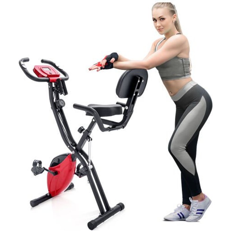 Organnice - X-Bike, vélo de fitness pliable magnétique, vélo d'appartement pour entraînement cardio cyclisme en salle avec ordinateur d'entraînement 619185742492 OR038615RAA
