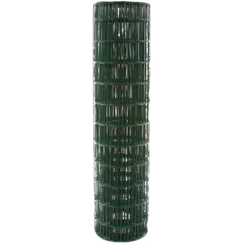 Filiac - Grillage résidentiel plastifié vert Maille 100 x 50 mm - Hauteur 1,2 m - Longueur 25 m 3221888004134 F8000413