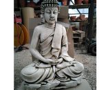 Anaparra - Statue Bouddha Amour 47x31x73cm. pierre reconstituée Couleur Gris 8435653128122 FR498GRI2