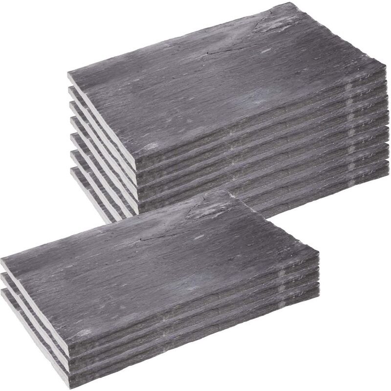 Palis de schiste ton ardoise Lot de 10 gris - gris 3700866349110 2930004 x10