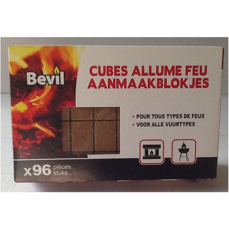Boite 96 Cubes Allume Feu Ecolo 1007080  T510034000