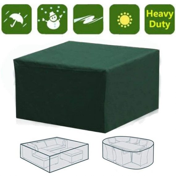 Housse de protection rectangulaire imperméable pour meubles de jardin, protection contre les uv, (vert) 170*71*94cm 9784267202421 Sun-03504