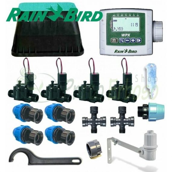 Kit d'irrigation Rain Bird 4-zone 9V  KitRainBirdBat4