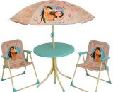 Spirit salon de jardin incluant 1 table ronde, 2 chaises, 1 parasol pour enfant - Multicolor 3700057132163 3700057132163