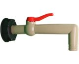 Raccord de robinet en plastique IBC 1000L, adaptateur de réservoir de vidange à filetage grossier 60 mm pour adaptateur de baignoire robinet de 2052418178602 VN-0178