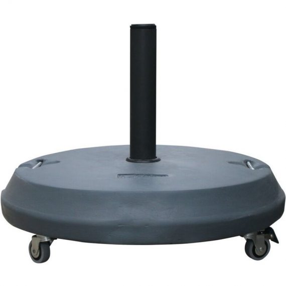 Pied de parasol RH-40 - 40kg - roulette - Base ciment, tube acier - Ø 26 à 42mm 8455700421105 HEV-32417