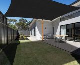 Voile d'ombrage Rectangulaire 2x3m Noir, Auvent Imperméable UV Protection pour Jardin Terrasse Extérieur Patio Piscine avec Corde Libre 9318807303714 RBD028484LZR
