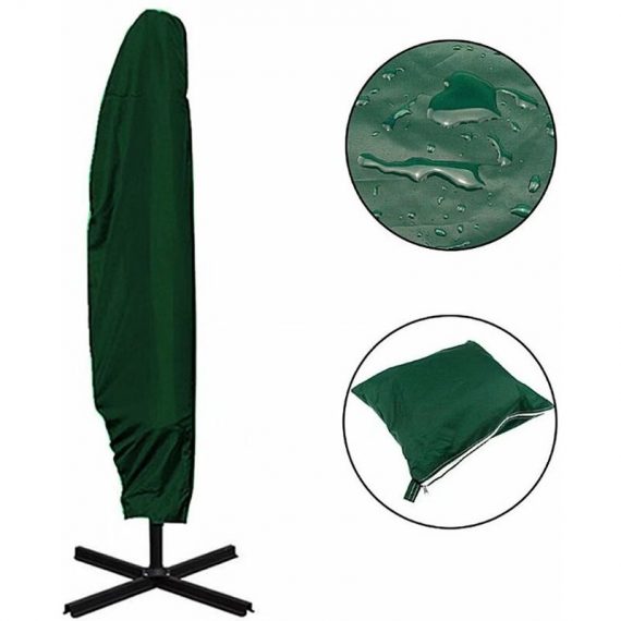 Perle Rare - Housse de protection pour parasol déporté ,210D imperméable à la poussière Résistant aux uv ,Housse 265cm pour parasol déporté 8286782861318 RBD011068