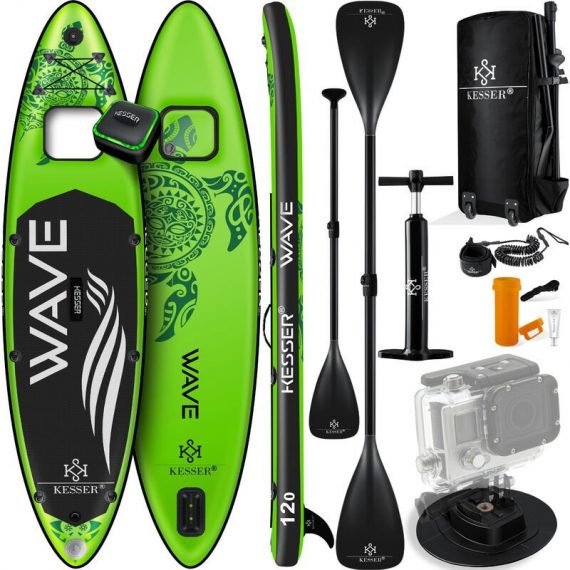 Kesser - sup Board Ensemble gonflable avec fenêtre Stand Up Paddle Board Premium Surfboard Sports nautiques  NEW-17511