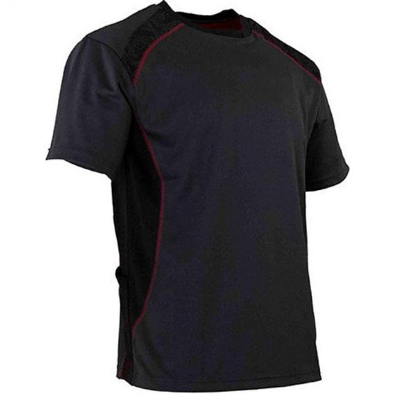 T-shirt bicolore respirant anti uv - score - Gris / Noir / Rouge - taille: s - couleur: Gris / Noir / Rouge - Gris / Noir / Rouge 3473832808507 3473832808507