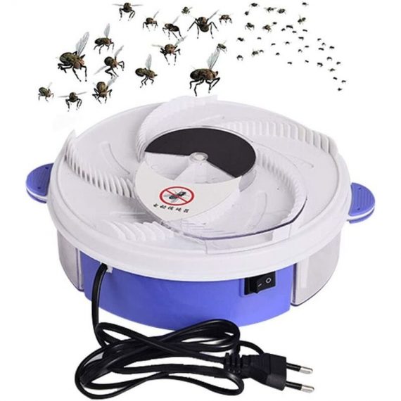 Tueur d'insectes électrique, Attrape-Mouches Rotatif USB Automatique, Tueur de moustiques Physique Automatique Non Toxique Rond Peu Toxique pour 9116691548217 RBD013646