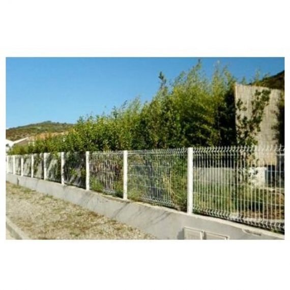Cloture&jardin - Kit Grillage Rigide Blanc 100M - jardimalin - Fil 4mm - Sur Platines - 0,63 mètre - Blanc (ral 9010) 3117185900296 KPB01063