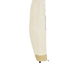 Outsunny Housse de protection imperméable pour parasol déporté avec fermeture éclair et cordon de serrage tissu Oxford  Ø 56 x 220 cm beige et café 84D-001V01 3662970006481